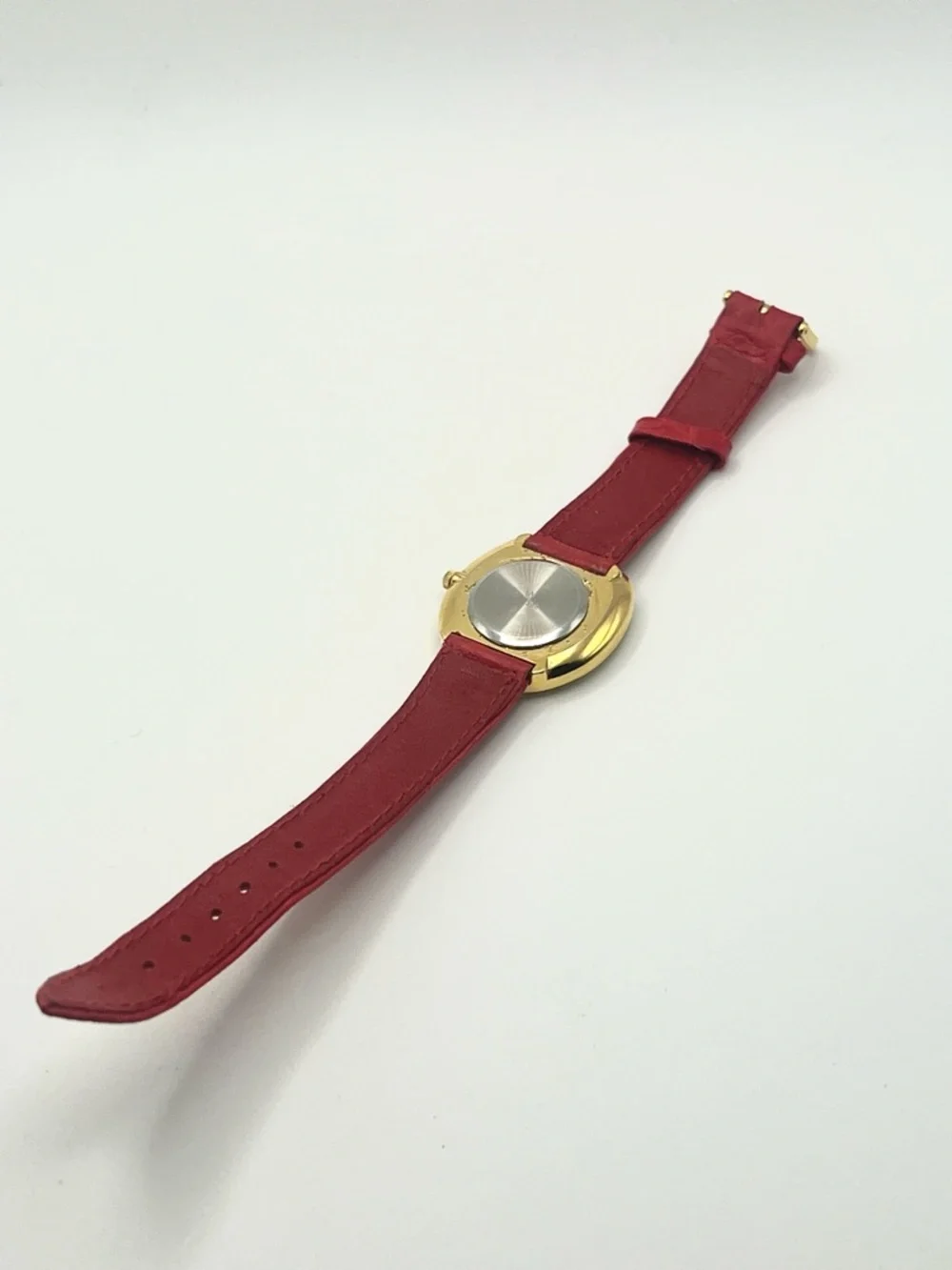 Vintage Palette Paint Quartz Watch with Red Leather Strap - Picture 6 of 13